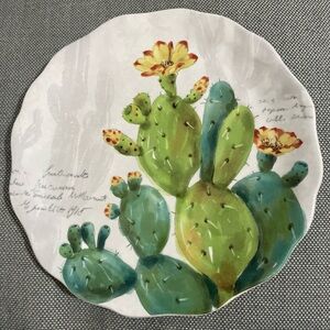Pier 1 Desert Bloom Salad Plates-Set Of 4
